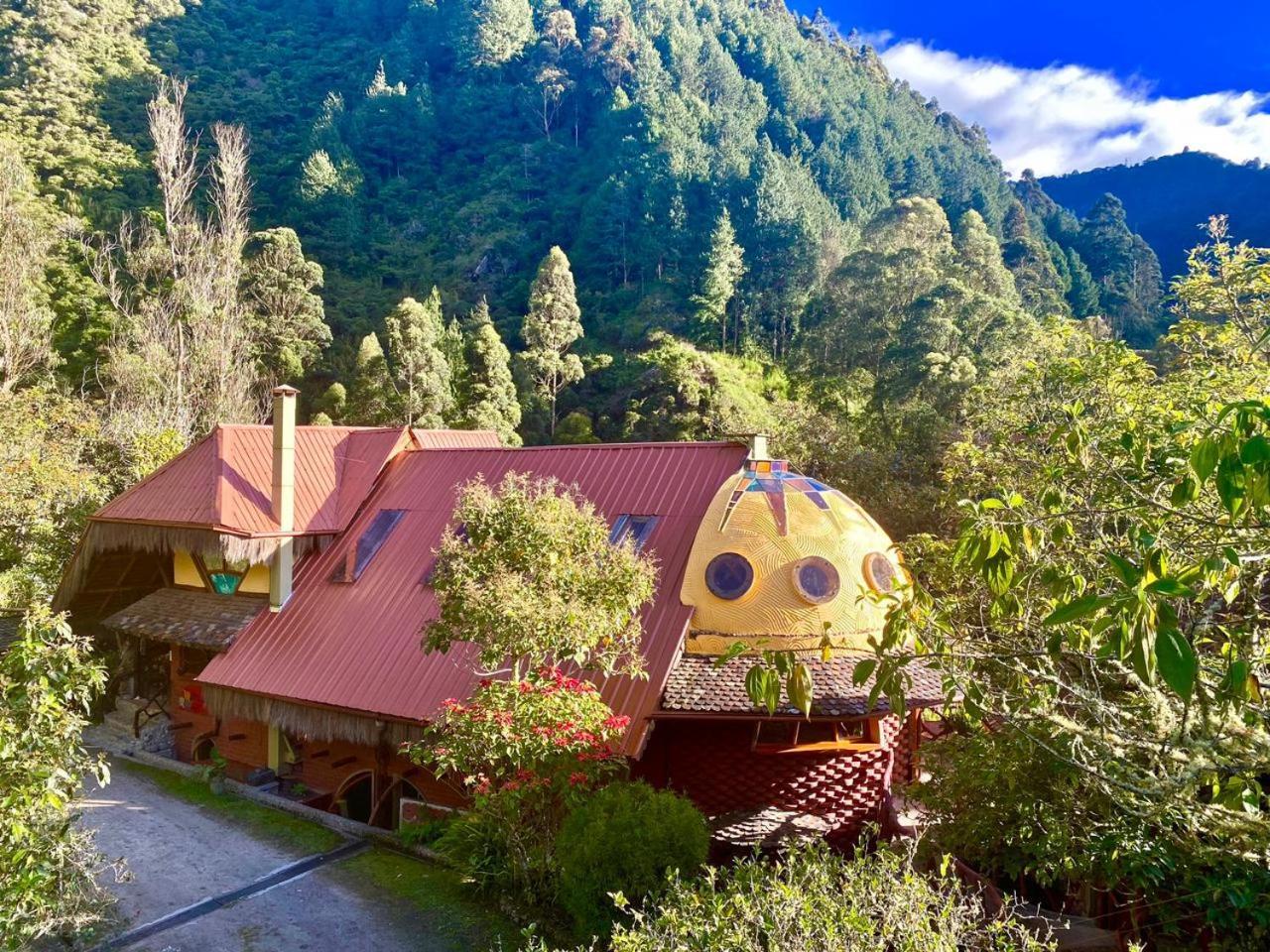 Finca Chamanapamba Guest House Baños Exteriér fotografie